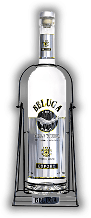Beluga Noble Vodka 6,0 Liter mit Ständer