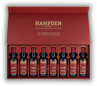 Hampden Estate The 8 Marks Collection 1 Year Pure Single Jamaican Rum 8 x 0,2 Liter