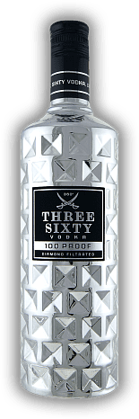 Three Sixty Vodka 100 Proof 20,99 - € Lühmann 50%, Weinquelle