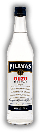 Ouzo Pilavas 38%, - € Weinquelle Lühmann 12,50 Nektar