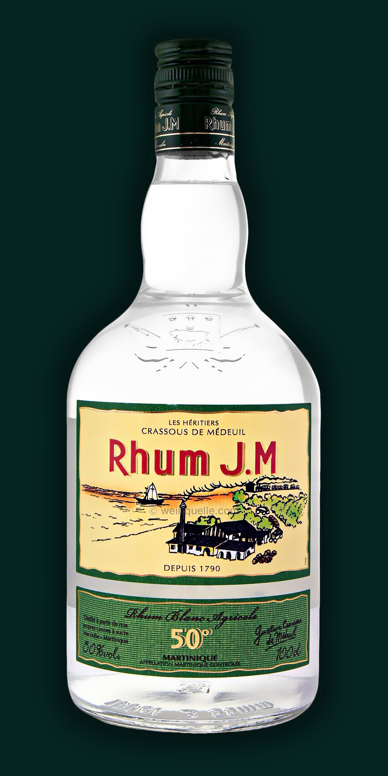 JM - 50° - Rhum Blanc Agricole