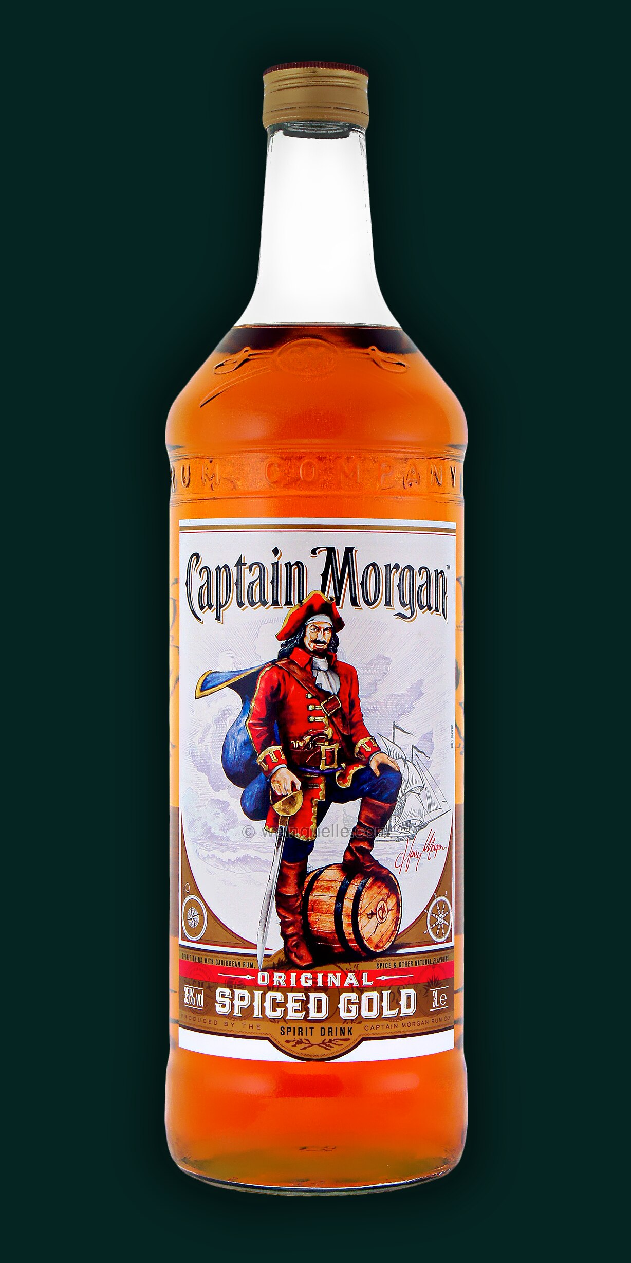 Morgan € Spiced Weinquelle - Captain 3,0 Lühmann Liter, 60,95 Gold