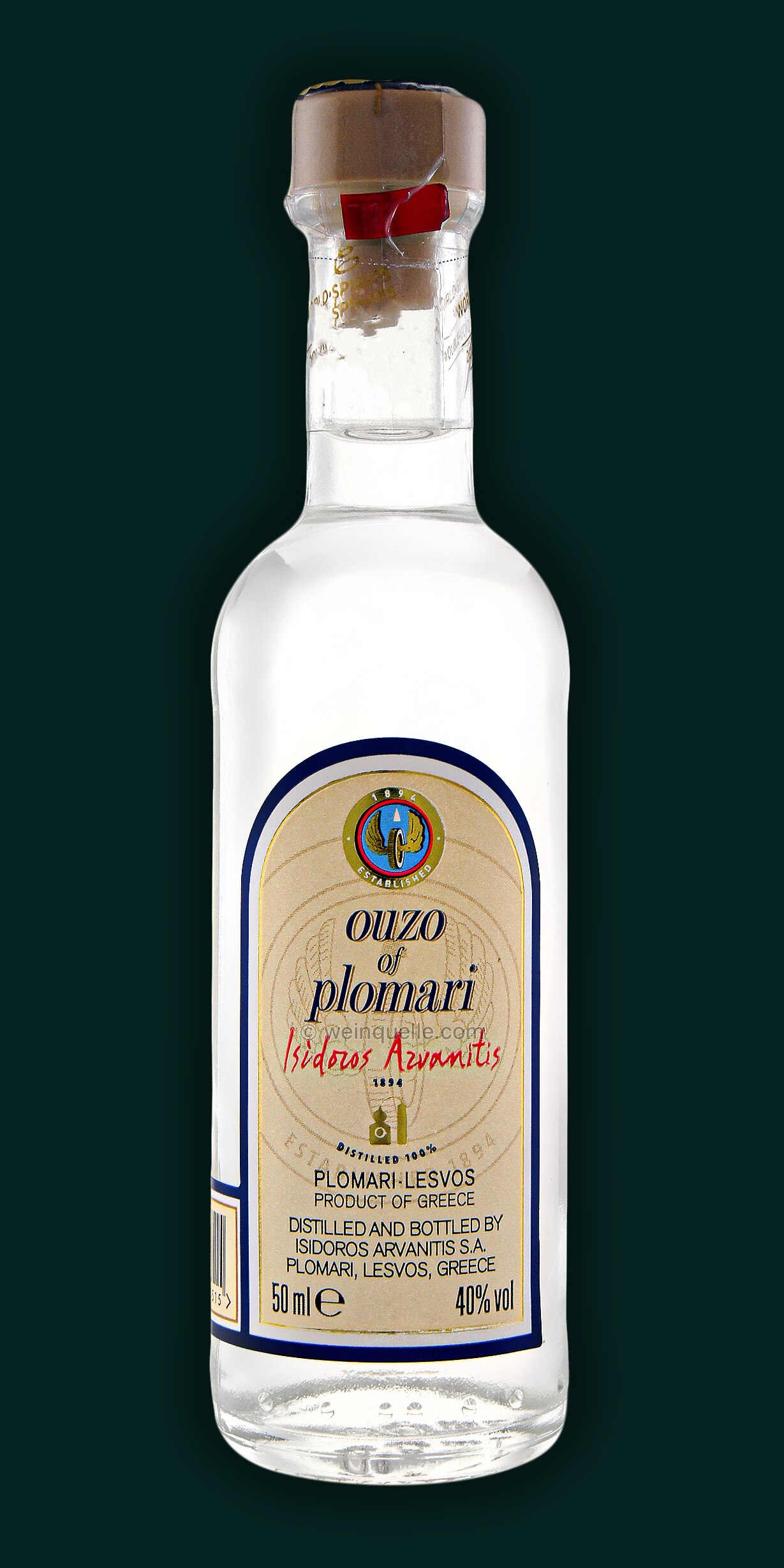Ouzo Plomari 0,05 Liter, Weinquelle 1,95 € - Lühmann