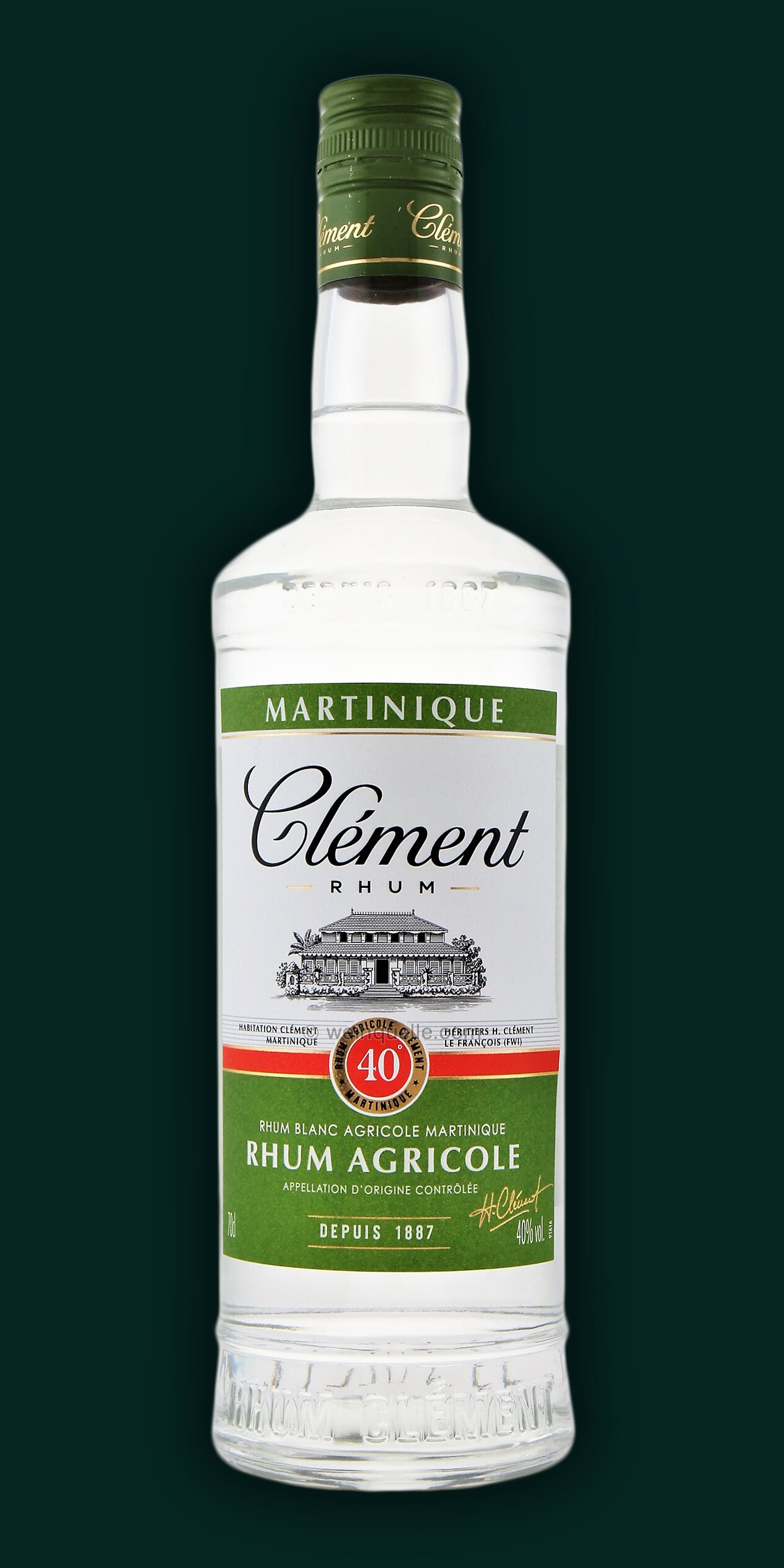 Clement Rhum Agricole Blanc - € Weinquelle 21,45 Lühmann 40