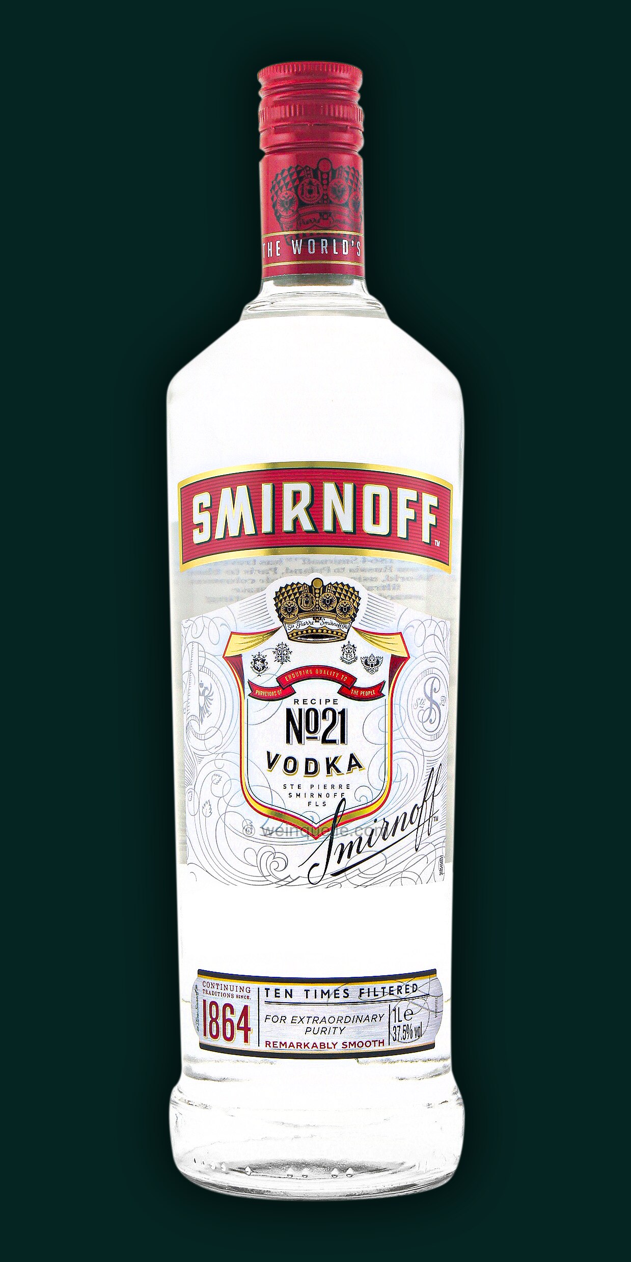 Smirnoff Red 1,0 Liter 15,95 37,5%, - Lühmann Weinquelle €