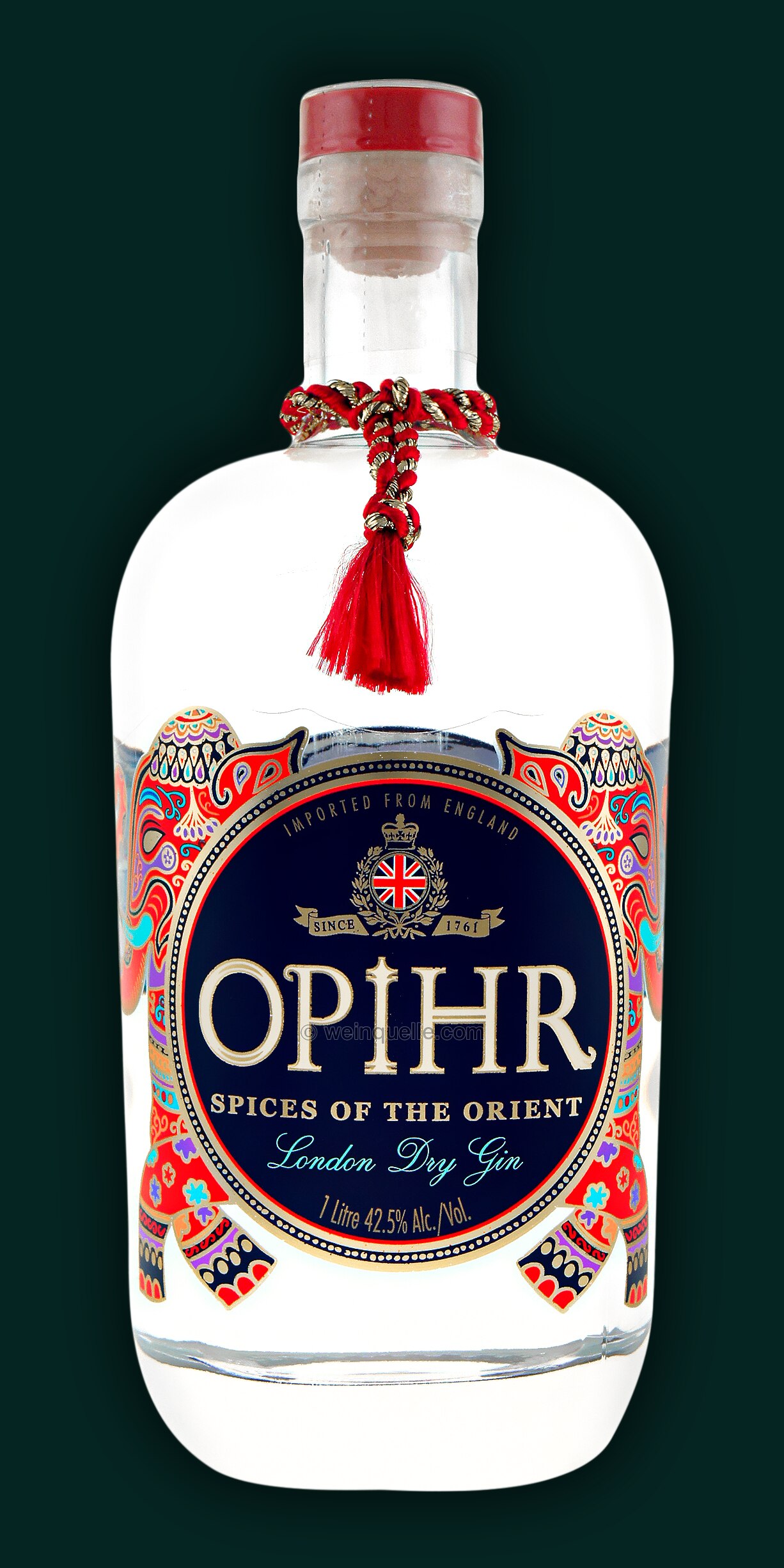 Lühmann Gin Weinquelle - Liter, London 1,0 € 26,50 Spiced Oriental Opihr 42,5% Dry