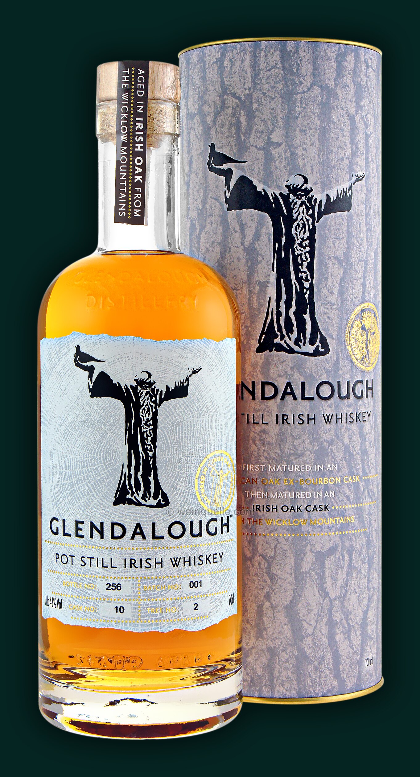 Glendalough Pot  Still  Irish Whiskey  43 50  Weinquelle 
