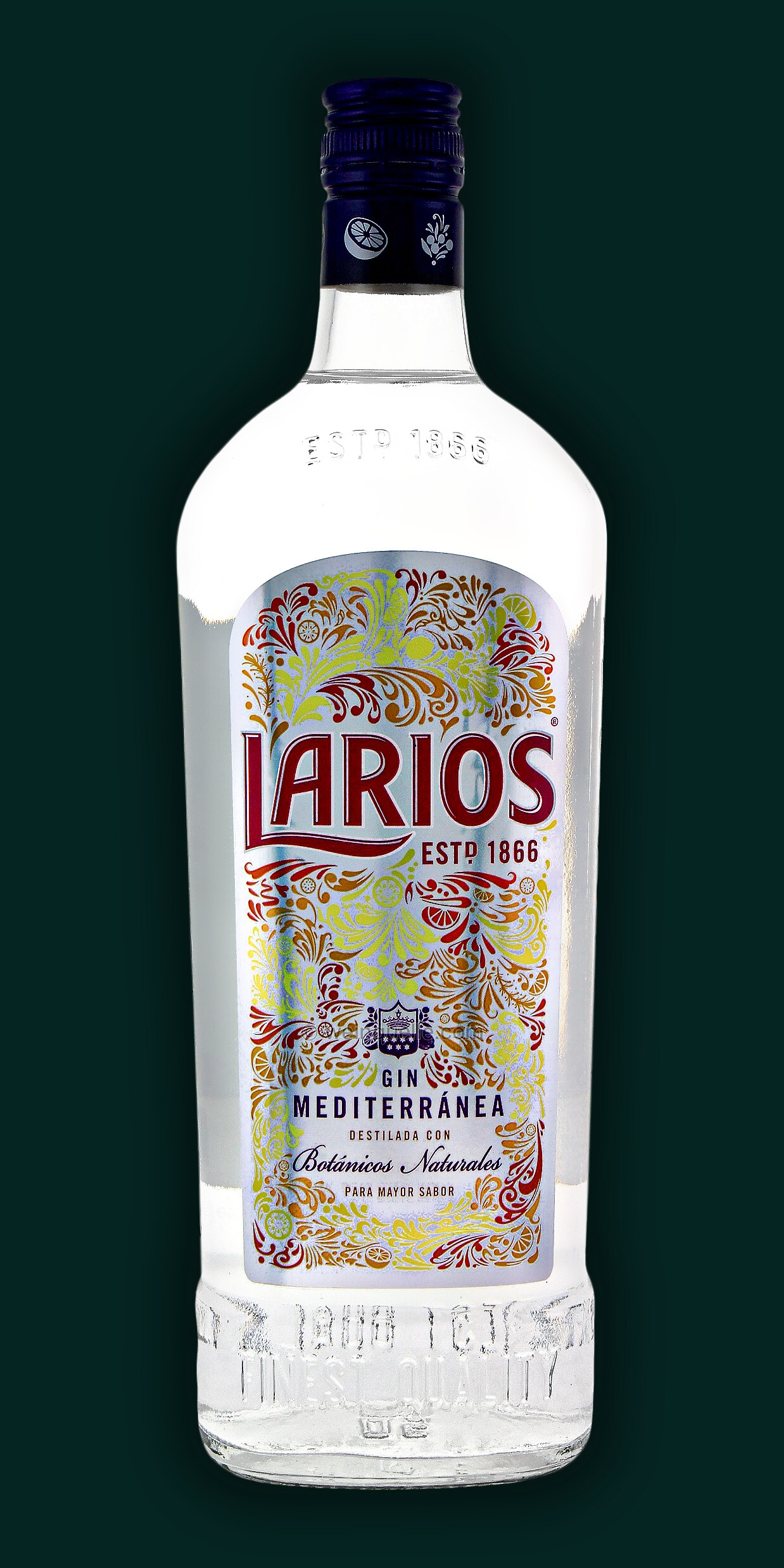 - 37,5% Larios Liter 1,0 Gin Weinquelle Dry Lühmann