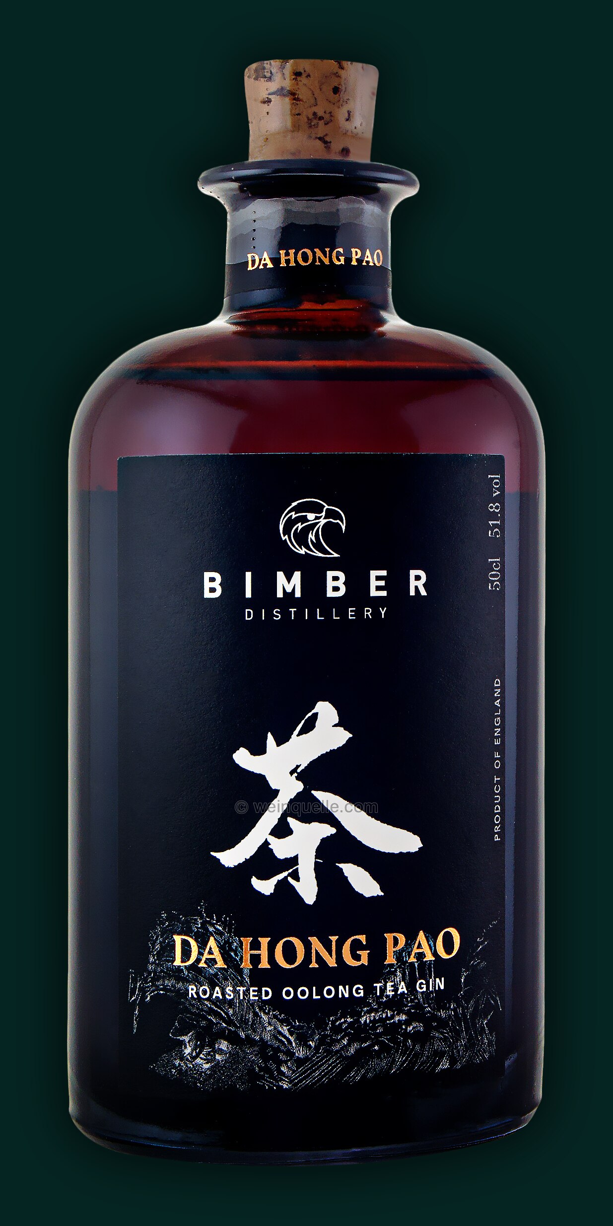 Bimber Distillery Da Hong Pao Roasted Oolong Tea Gin, 36