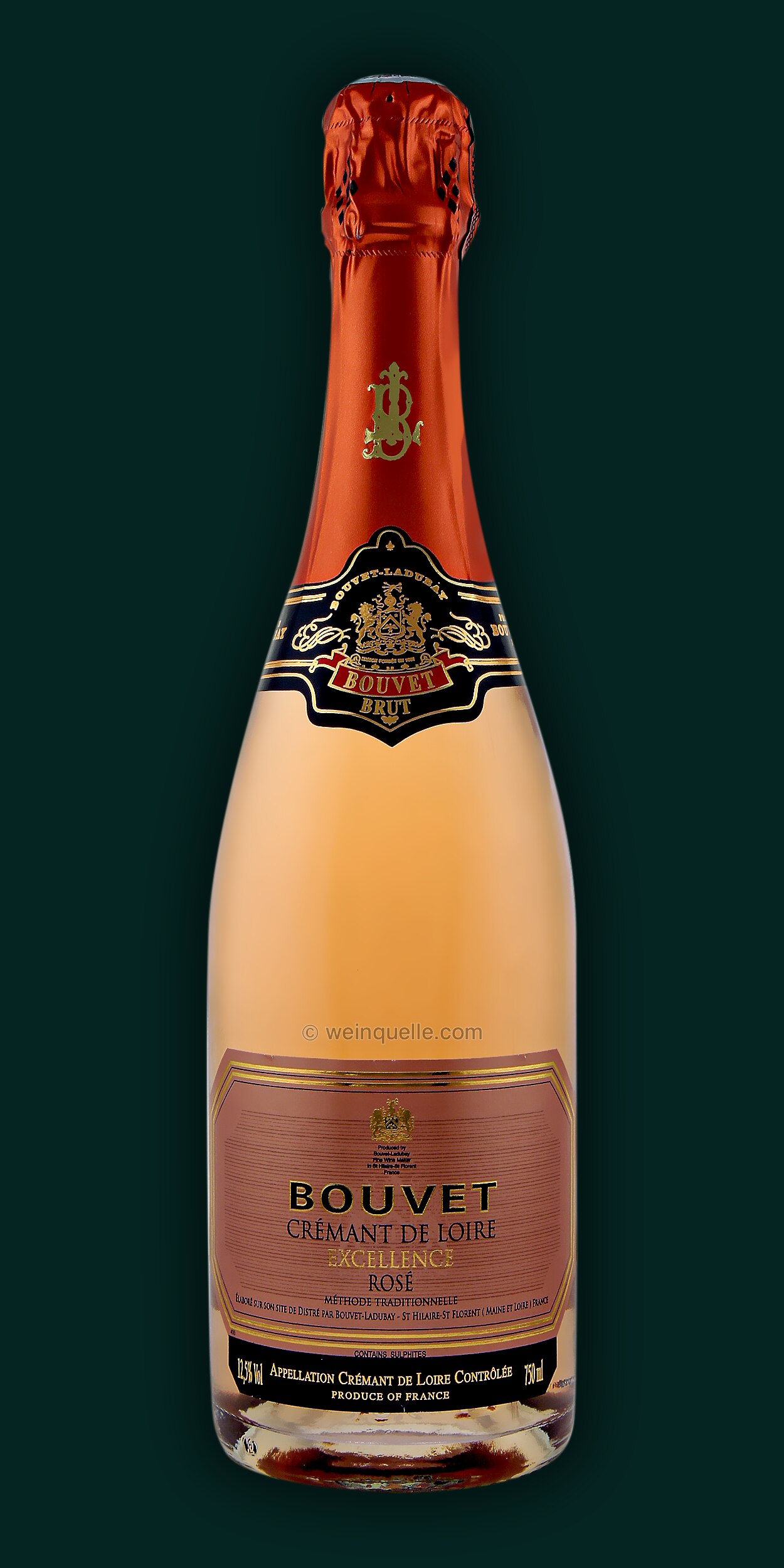 € 12,95 Cremant Bouvet de Lühmann Loire Weinquelle Excellence Rosé, -