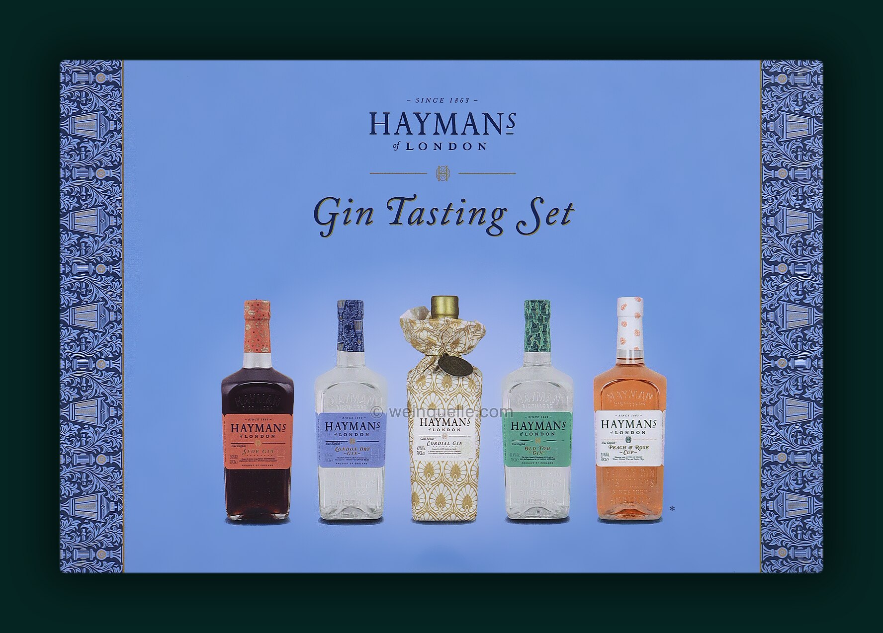 Hayman\'s Gin Tasting Set Liter, € Weinquelle 5x0,05 Lühmann 23,75 