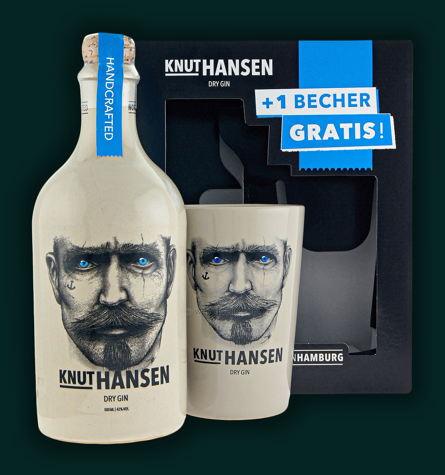 GP Becher Knut Gin Hansen Weinquelle Dry 1 - + Lühmann in