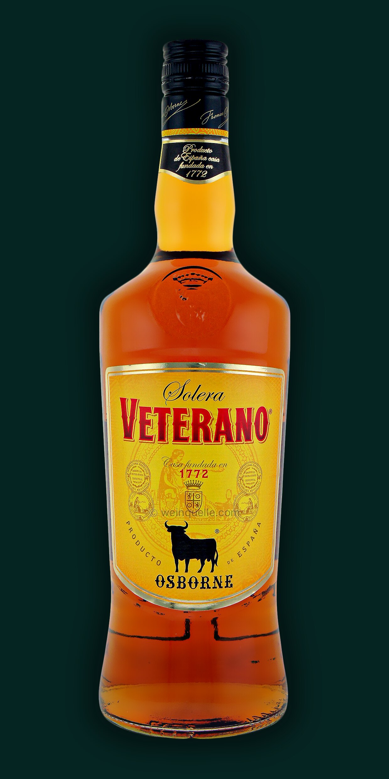 Osborne Veterano Spanische Spirituose Liter 1,0 Weinquelle Lühmann 