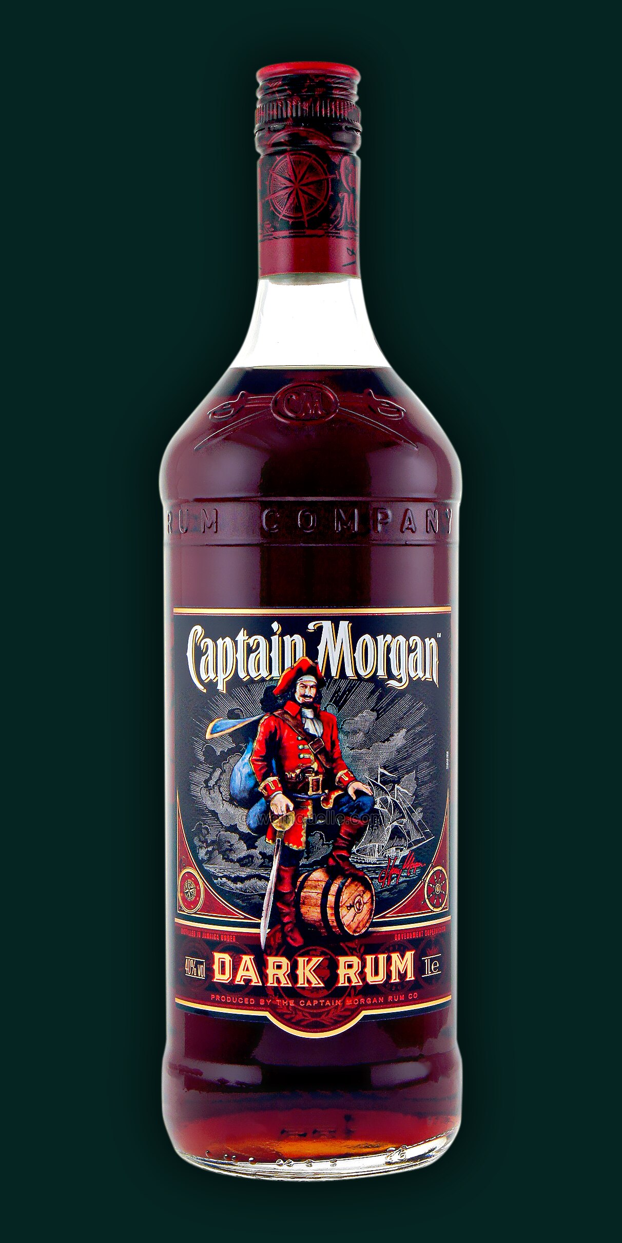 Captain Morgan Black Label Dark € 17,90 Liter, Rum Lühmann - Weinquelle 1,0