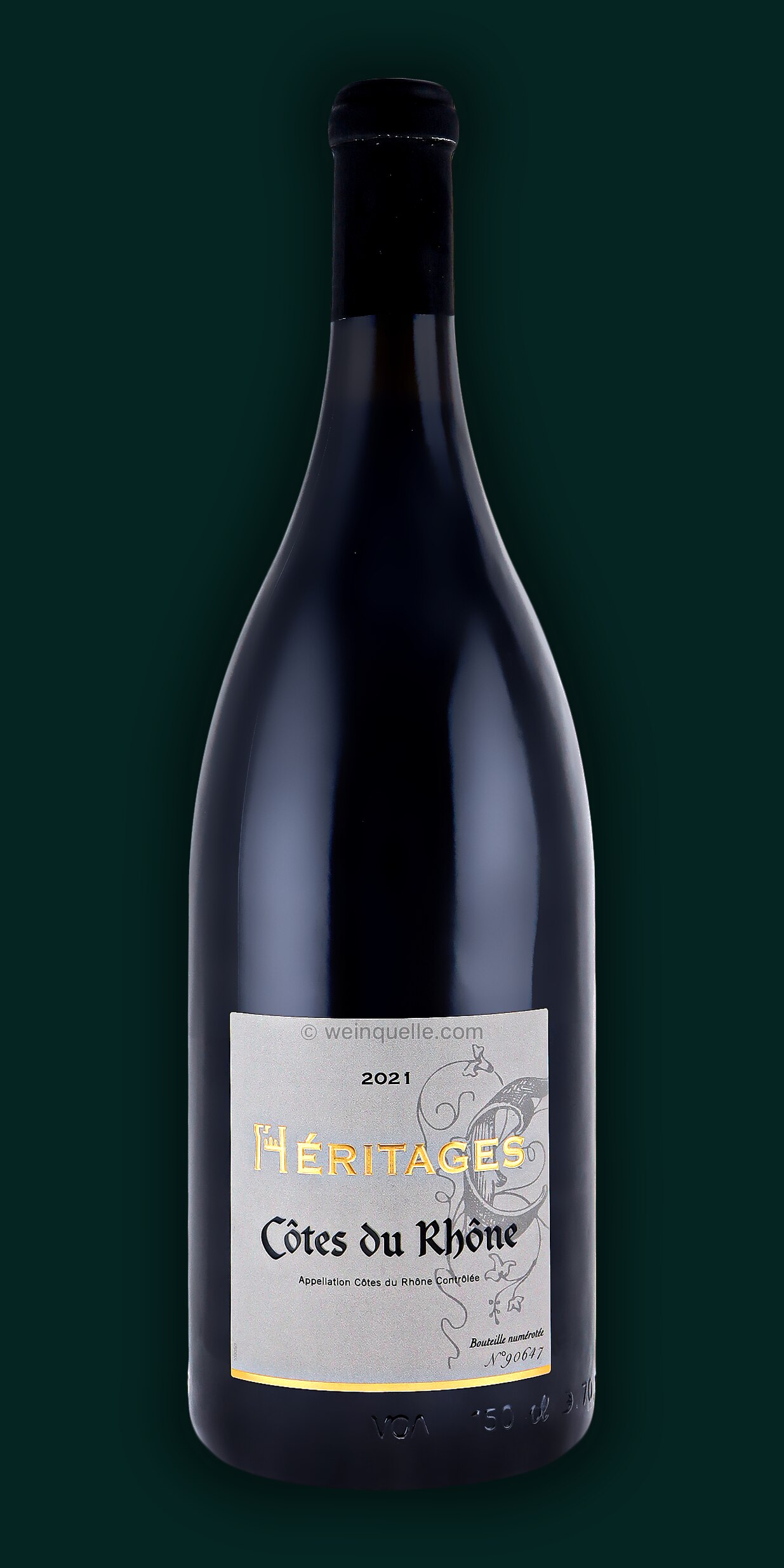 - Weinquelle AOP 1,5 Lühmann Héritages Côtes-du-Rhône Ogier Liter